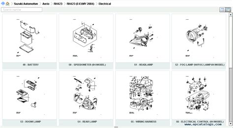 Suzuki Grand Vitara Spare Parts Catalogue - 4K Wallpapers Review