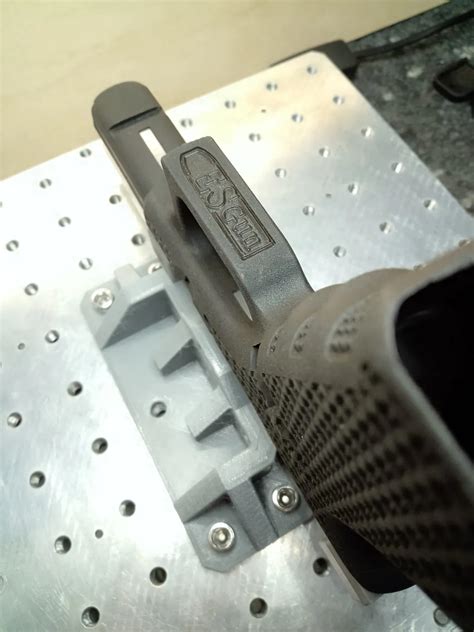 Universal Glock frame holder for laser engraving by DeeDee | Download free STL model ...