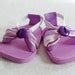 RESERVED American Girl 18 Doll Shoes Purple Stripe