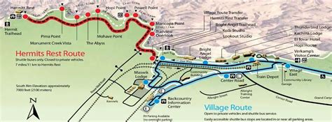 Hopi Point - Sunrise & Sunset, Parking, Map, Grand Canyon South Rim AZ