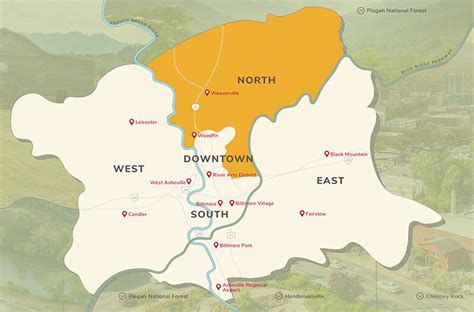 Asheville Nc Neighborhood Map - Shani Darrelle