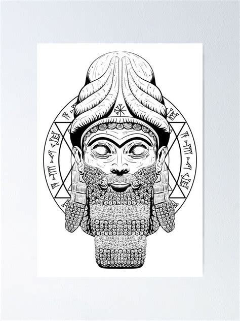 Anunnaki Poster by Paolo Ravera in 2022 | Poster, Prints, Vinyl sticker