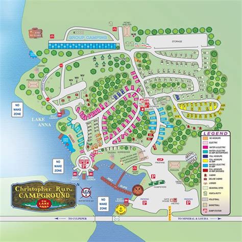 Christopher Run Campground | Campground Maps & Directions | Lake Anna, Virginia Camping ...