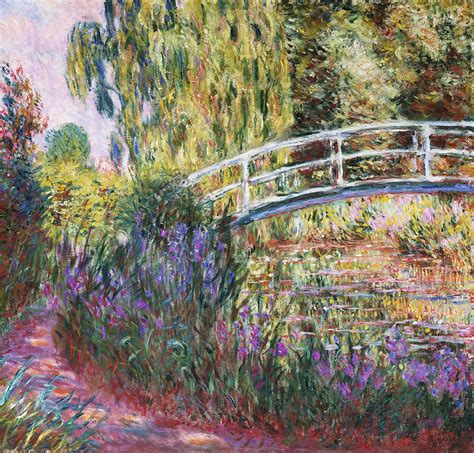 The Japanese Bridge by Claude Monet