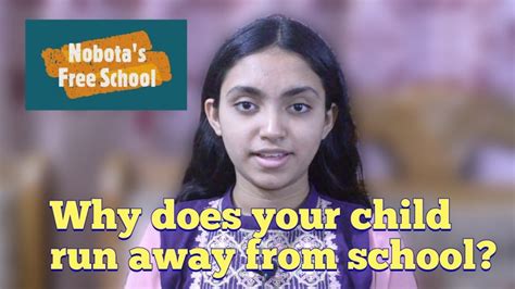 Why does your child run away from school? - YouTube