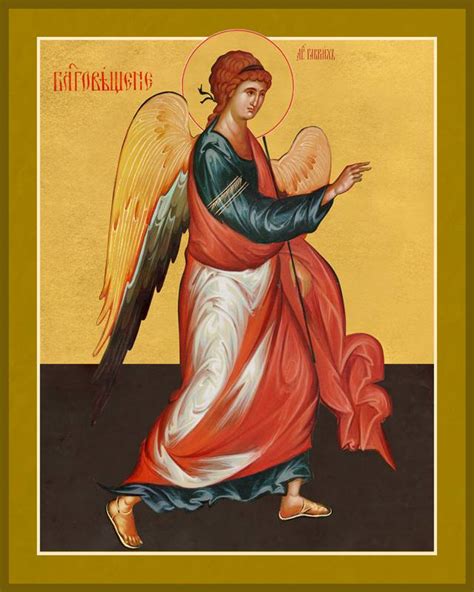 Annunciation, Archangel Gabriel – Damascene Gallery