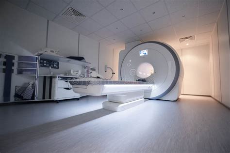 A Sophisticated MRI Scanner at Hospital. MRI Machine. Hospital Interior. Stock Photo - Image of ...