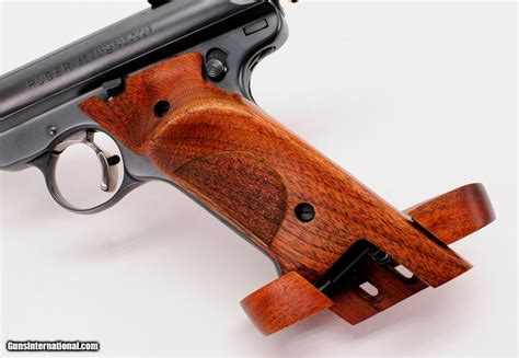 Ruger Mark II Target 22LR. Custom. With Adjustable Competition Grips ...