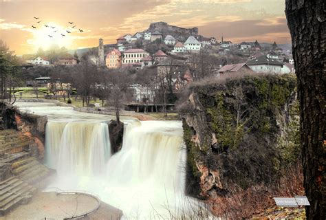 Jajce Waterfall - Tourism Bosnia and Herzegovina: Visit BiH