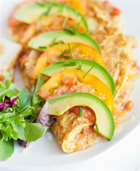 Avocado Cheese Omelette - Tatyanas Everyday Food