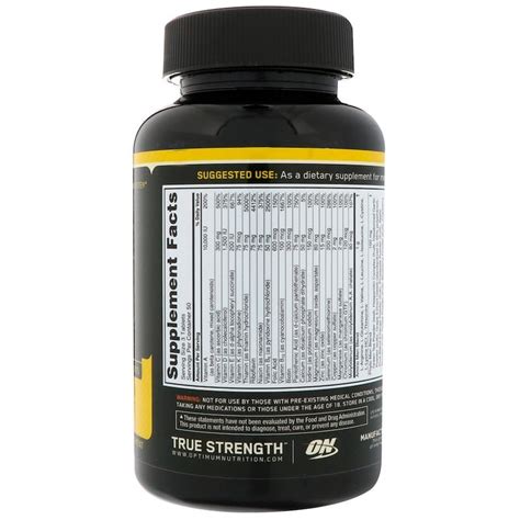 OPTI MEN Multi Vitamin — FACTORY DIRECT NUTRITION