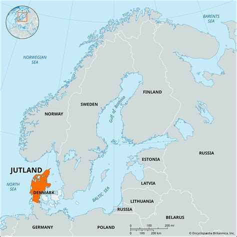 Jutland | Map, Denmark, & History | Britannica