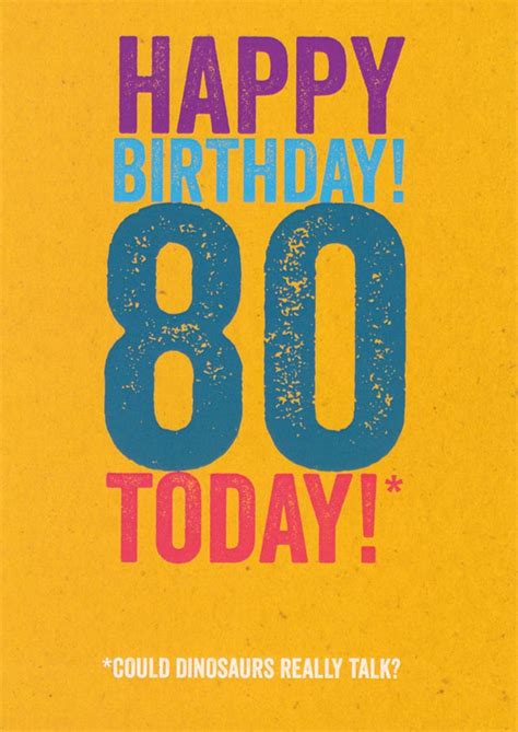 80th Birthday Card - Freshly Squeezed - CardSpark