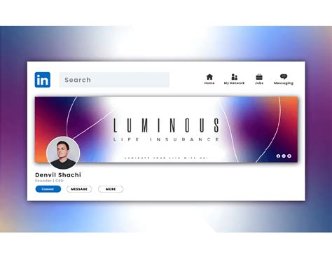Professional LinkedIn Cover | LinkedIn Banner Design - DivineTech