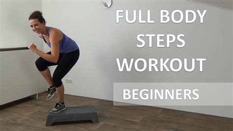 20 Minute Full Body Steps Workout – Beginners Cardio Step Up Training Routine - YouTube