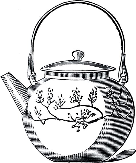 23 Best Teapot Clipart! | Tea pots, Teapot drawing, Clip art vintage