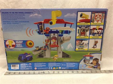 New Nickelodeon Nick Jr Paw Patrol HQ Lookout Playset Kids Toy Set ...