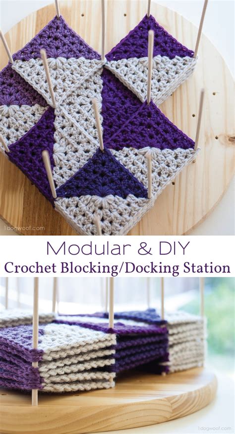 Modular Crochet Blocking Station - One Dog Woof