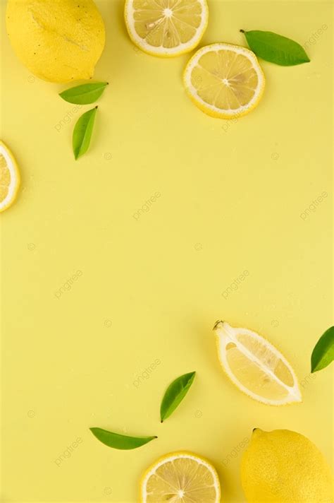 Yellow Lemon Background