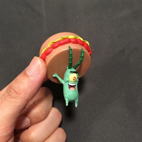 Plankton figure from spongebob squarepants vinyl figurine , Hobbies ...