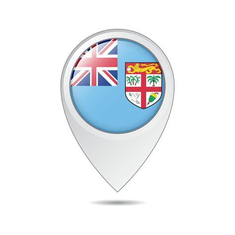 map location tag of Fiji flag 16874896 Vector Art at Vecteezy