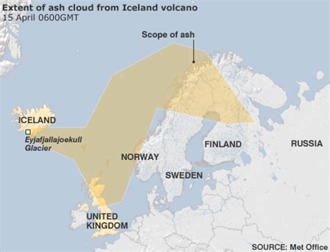 Iceland's Volcanic Ash Halts Flights In Northern Europe - Uk Airspace Closing - Foreign Affairs ...