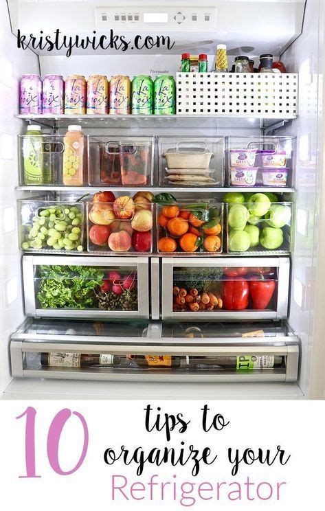 Organized Refrigerator Pinterest - loveyourlife-s