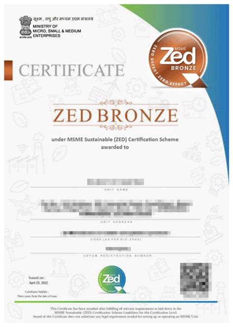 ZED Certification Scheme: MSME Sustainable | Get Certified Now