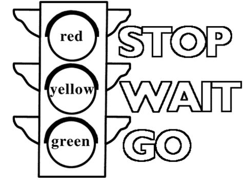 Stop Light Printable