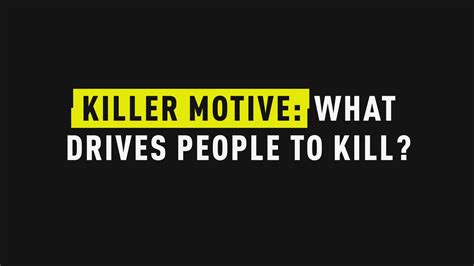 Watch Killer Motive: What Drives People To Kill? | Killer Motive Season ...