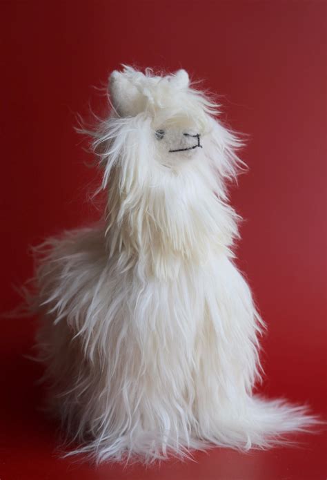 Alpaca Stuffed Animal White – Inspired Peru