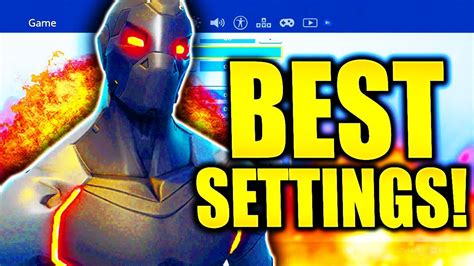 BEST FORTNITE CONSOLE SETTINGS PS4/XBOX SEASON 4 FORTNITE BEST CONSOLE SETTINGS! - YouTube