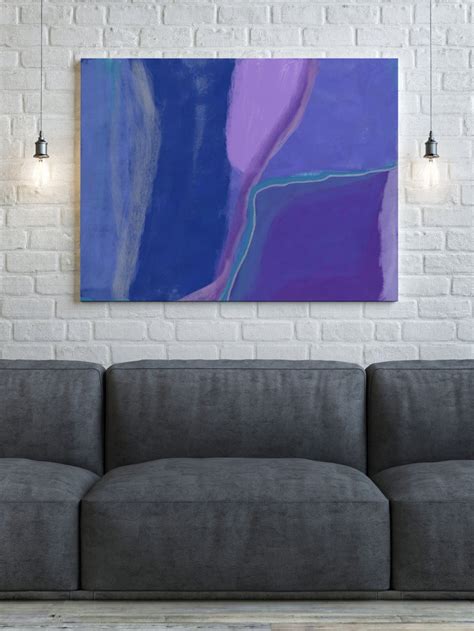 Blue Abstract Painting Print Printable Abstract Art - Etsy