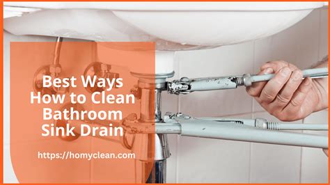 Best Ways How To Clean Bathroom Sink Drain | Homyclean