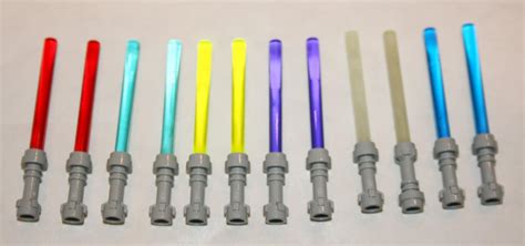 Amazon.com: Lego Lightsaber Lot of 12 - 2 Red, 2 Light Blue, 2 Cobolt ...