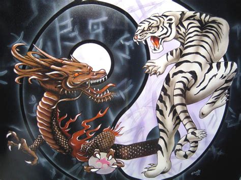 Chinese Dragon and Tiger Wallpapers - Top Free Chinese Dragon and Tiger ...