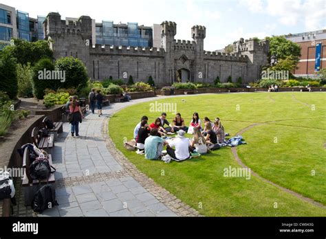 Castle Gardens Dublin City Stock Photo - Alamy