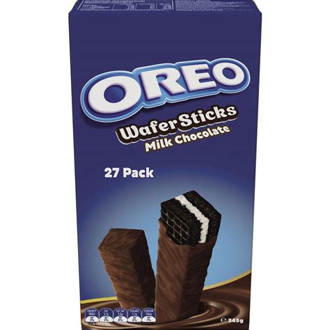 Oreo Milk Chocolate Wafer Sticks Biscuits Large Multipack 345g | Woolworths