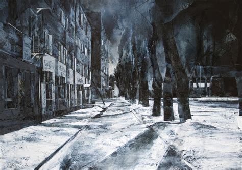 Dark Memories: Artist paints bleak but appealing city and landscapes from memory | Creative Boom