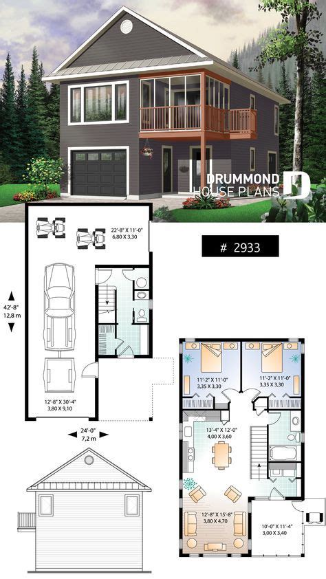 Discover the plan 2933 (The Murphy) which will please you for its 2 ...