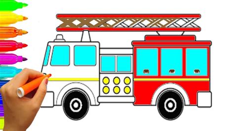 Fire Engine Drawing | Free download on ClipArtMag