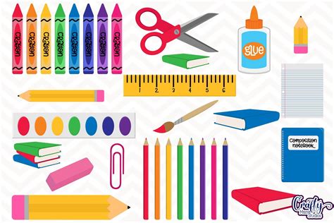 School Svg, School Supplies Svg, Back To School Svg, Teacher By Crafty Mama Studios | TheHungryJPEG