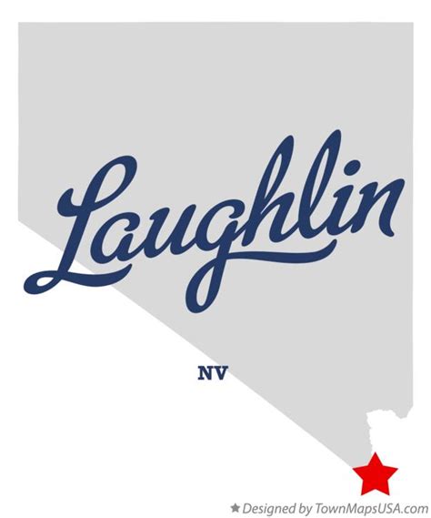 Map of Laughlin, NV, Nevada