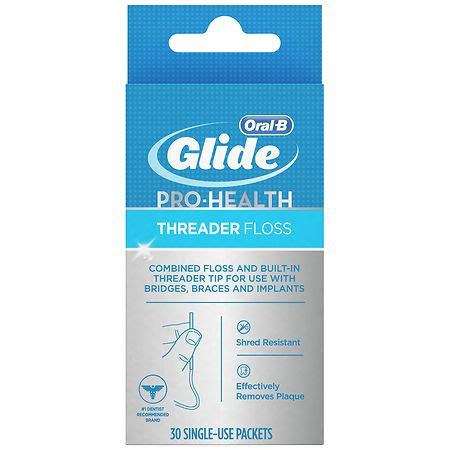 Oral-B Glide Pro-Health Threader Floss | Walgreens