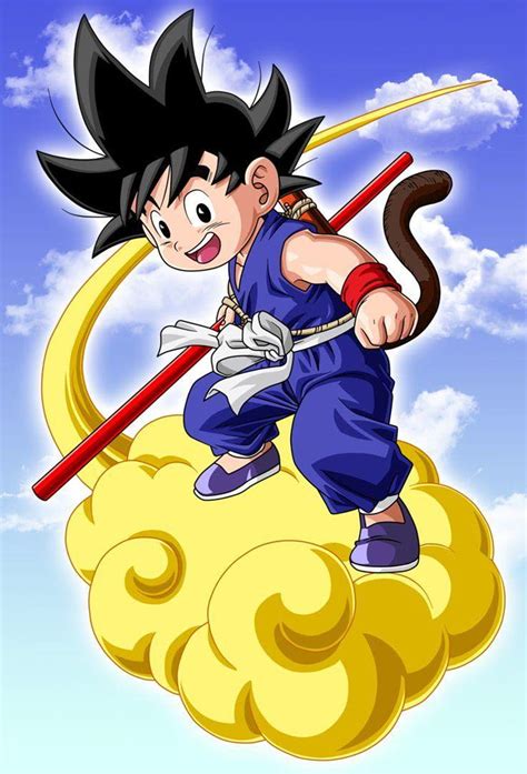 Kid Goku On Nimbus , Backgrounds, goku kid HD phone wallpaper | Pxfuel