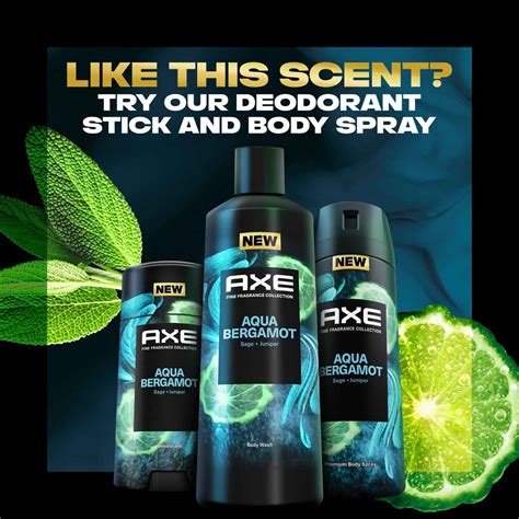 AXE Fine Fragrance Collection Body Wash For Men Aqua Bergamot - Shop Body Wash at H-E-B