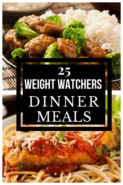 Weight Watchers Meals for Dinner With Points! 25 Easy Meals