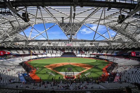 West Ham stadium transformed for baseball & MLB London Series - Futbol ...