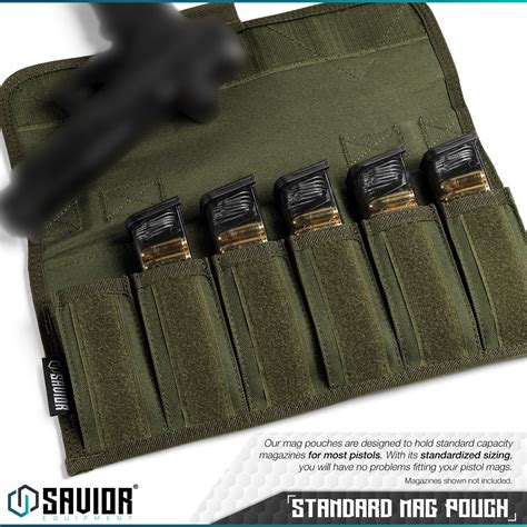 Orca Tactical Single And Double Stack Pistol Magazine Pouch, OD GREEN ...