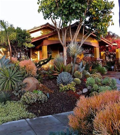 36 Beautiful Cactus Landscaping Ideas For Your Front Yards Decor ...